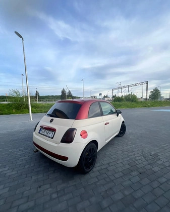 Fiat 500 cena 21500 przebieg: 187500, rok produkcji 2008 z Biecz małe 436